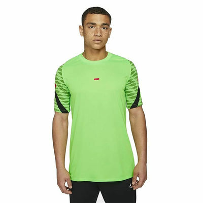 Men's Short-sleeved Football Shirt Nike Dri-FIT Strike Green