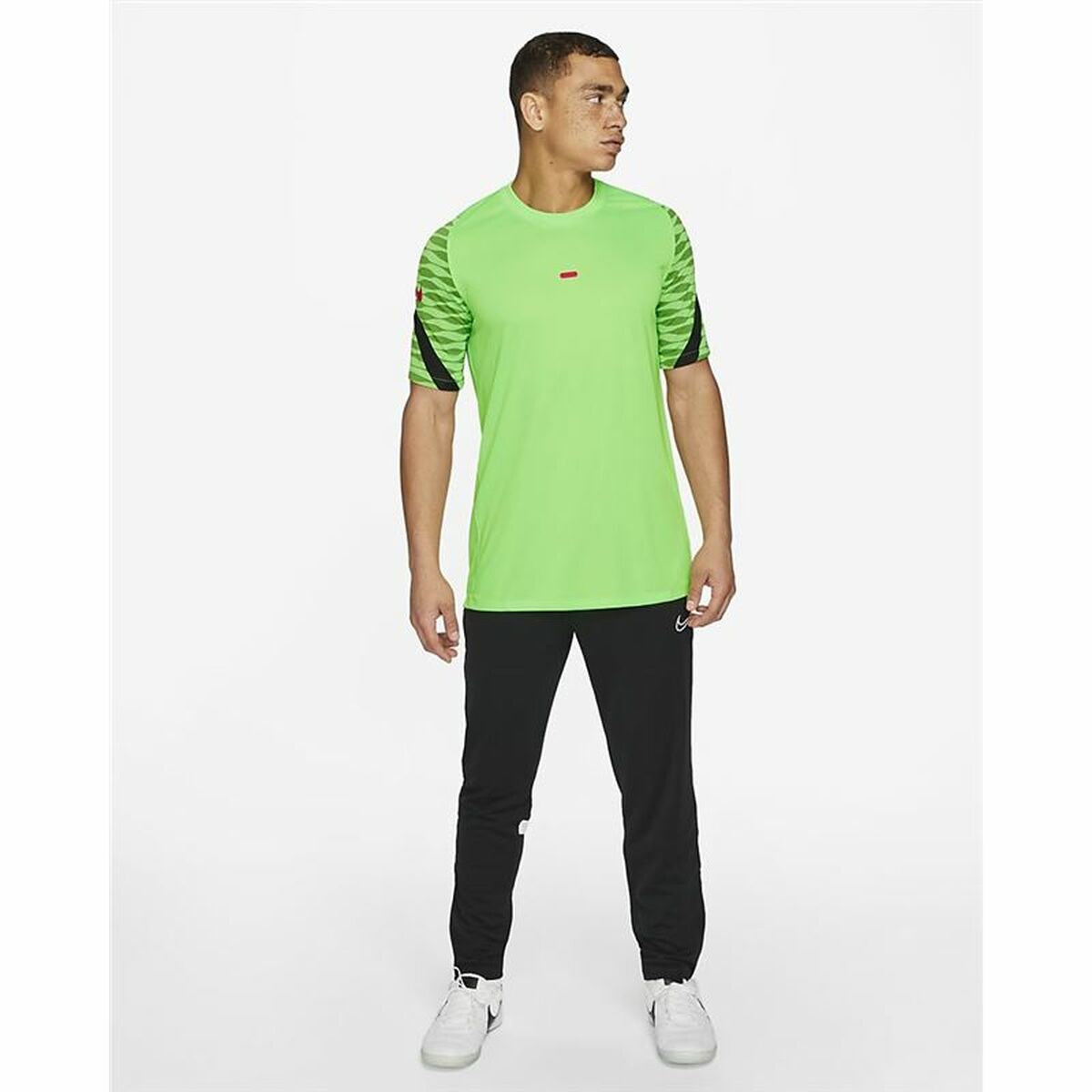 Men's Short-sleeved Football Shirt Nike Dri-FIT Strike Green