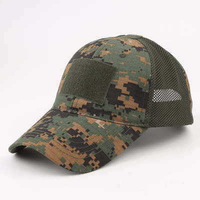 Tactical-Style Patch Hat with Adjustable Strap