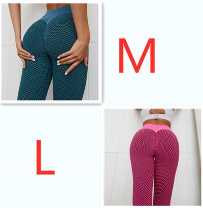 Plaid Leggings Fitness Yoga Pants Women's Seamless High Waist Breathable Gym Leggings