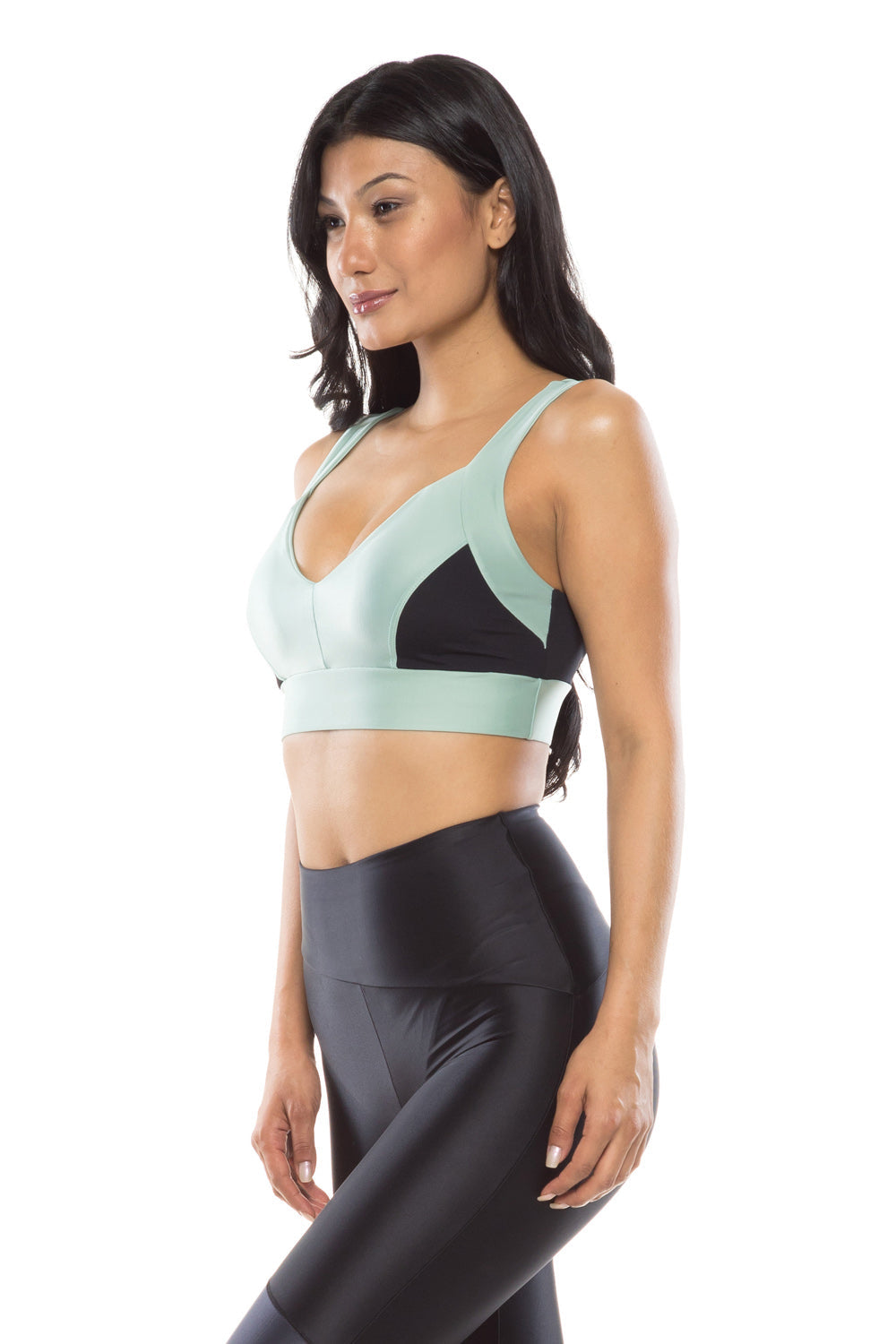 Mint Starlight Sports Bra