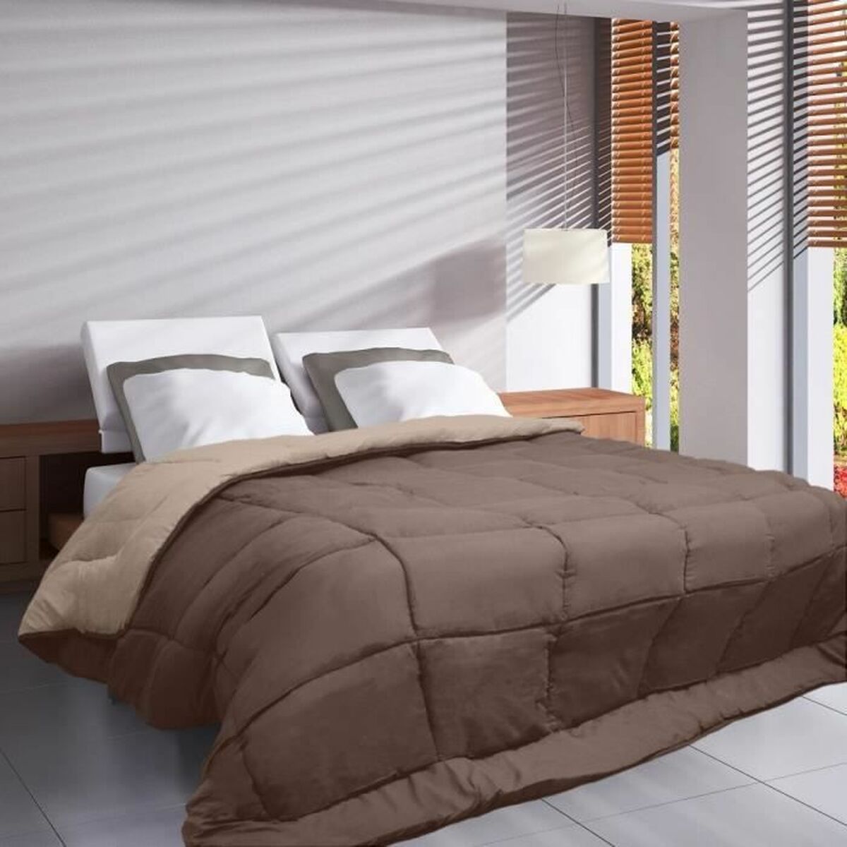 Duvet Poyet  Motte Beige Brown 200 g/m² 240 x 260 cm