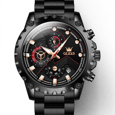 Luminous Large Dial Multifunctional Men's Watch