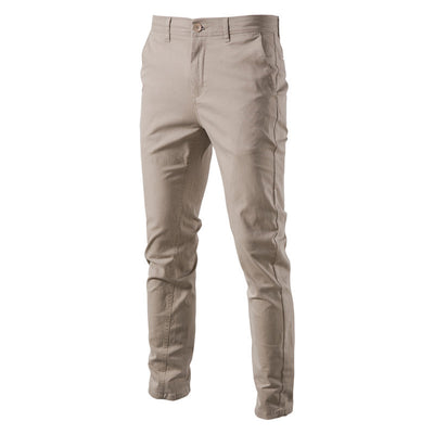 Men's Breathable Business Thickened Cotton Casual Pants