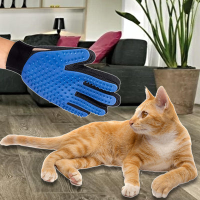 Dog Brush Mitts Deshedding Hair Removal Massage