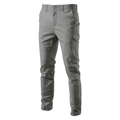 Men's Breathable Business Thickened Cotton Casual Pants