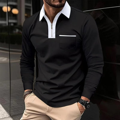 https://buythejoy.com › products › 2024-autumn-mens-long-sleeve-zipper-polo-shirts-casual-lapel-collar-zip-up-henley-shirts-cotton-sports-golf-tennis-t-shirts-with-pockets