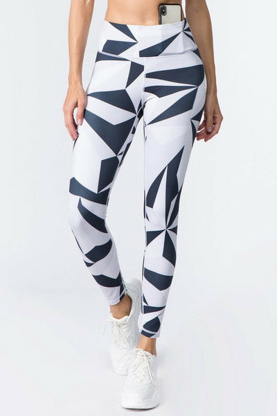 Active High Rise Print Workout Legging