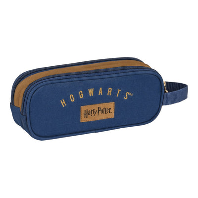 School Case Harry Potter Magical Brown Navy Blue (21 x 8 x 6 cm)