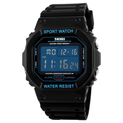 Skmei Factory Direct Sales New Waterproof Fashion Men's Sports Electronic Watch