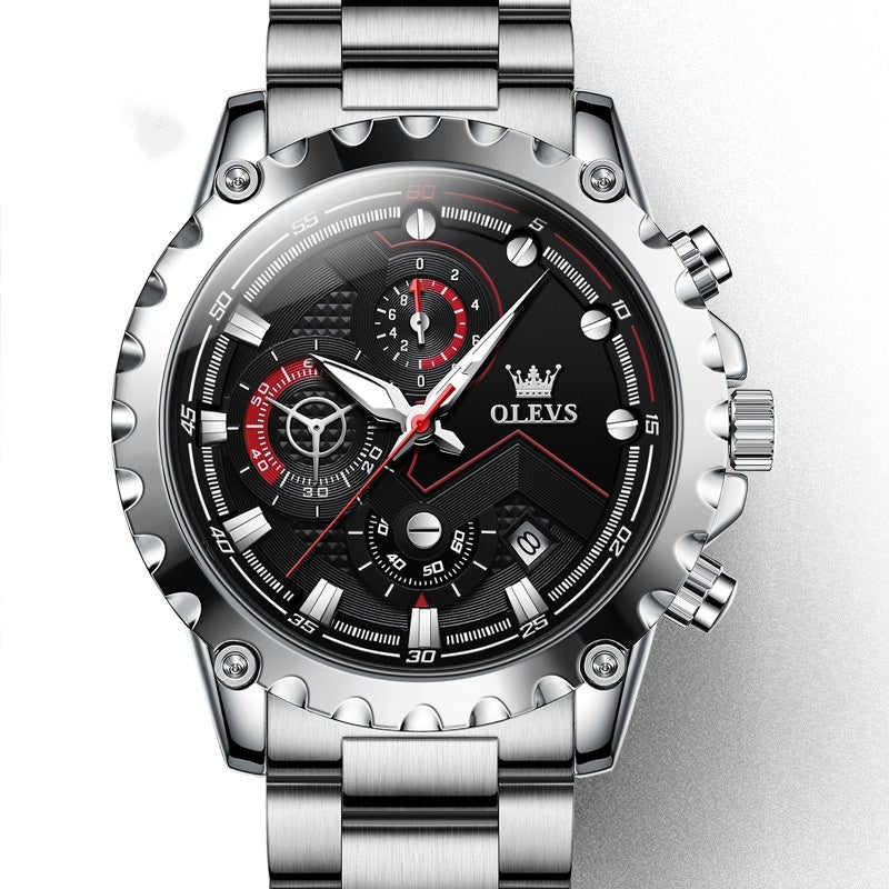 Luminous Large Dial Multifunctional Men's Watch