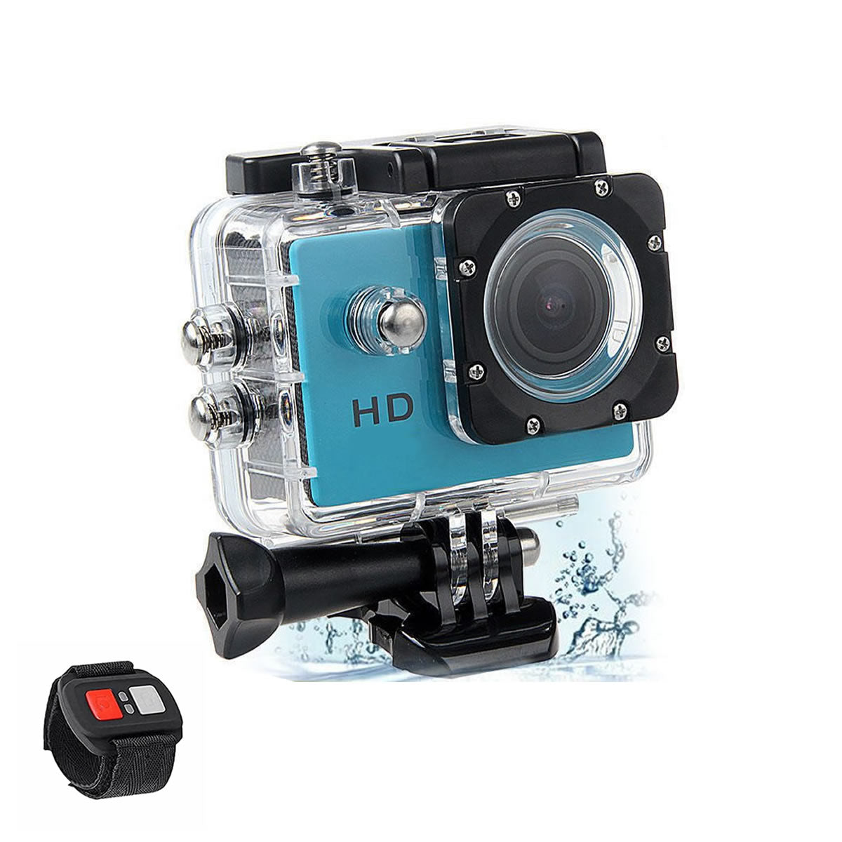 4K  Waterproof All Digital UHD WiFi Camera + RF Remote And Accessories