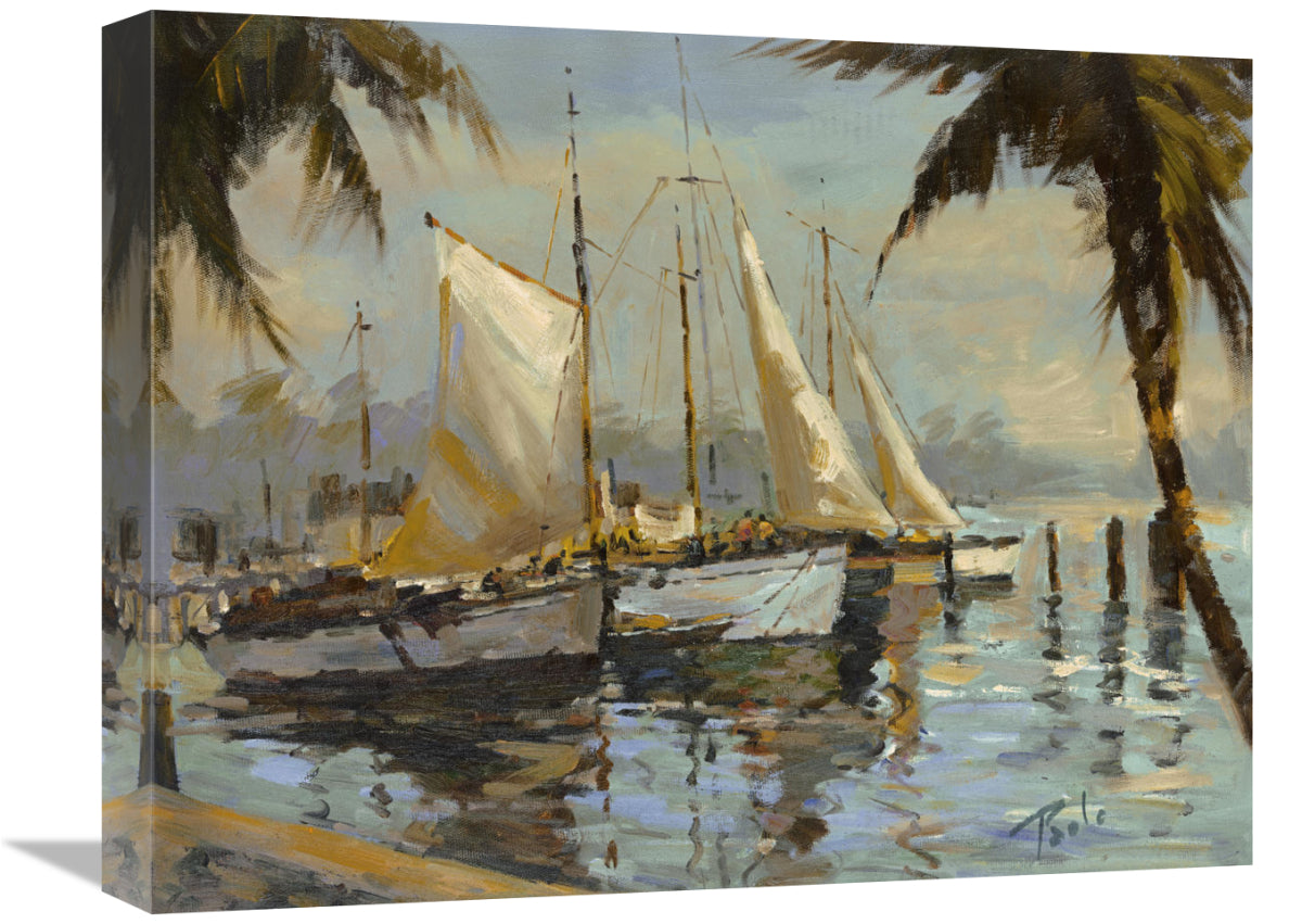 Global Gallery GCS-121362-1620-142 16 x 20 in. Tropical Sail Art Print