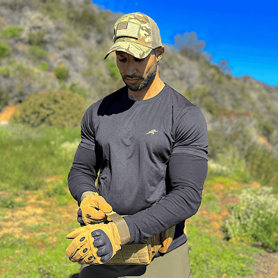 Tactical-Style Patch Hat with Adjustable Strap