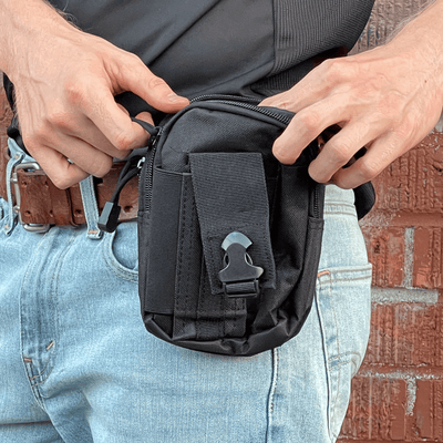 Tactical MOLLE Pouch & Waist Bag for Hiking & Outdoor Activities