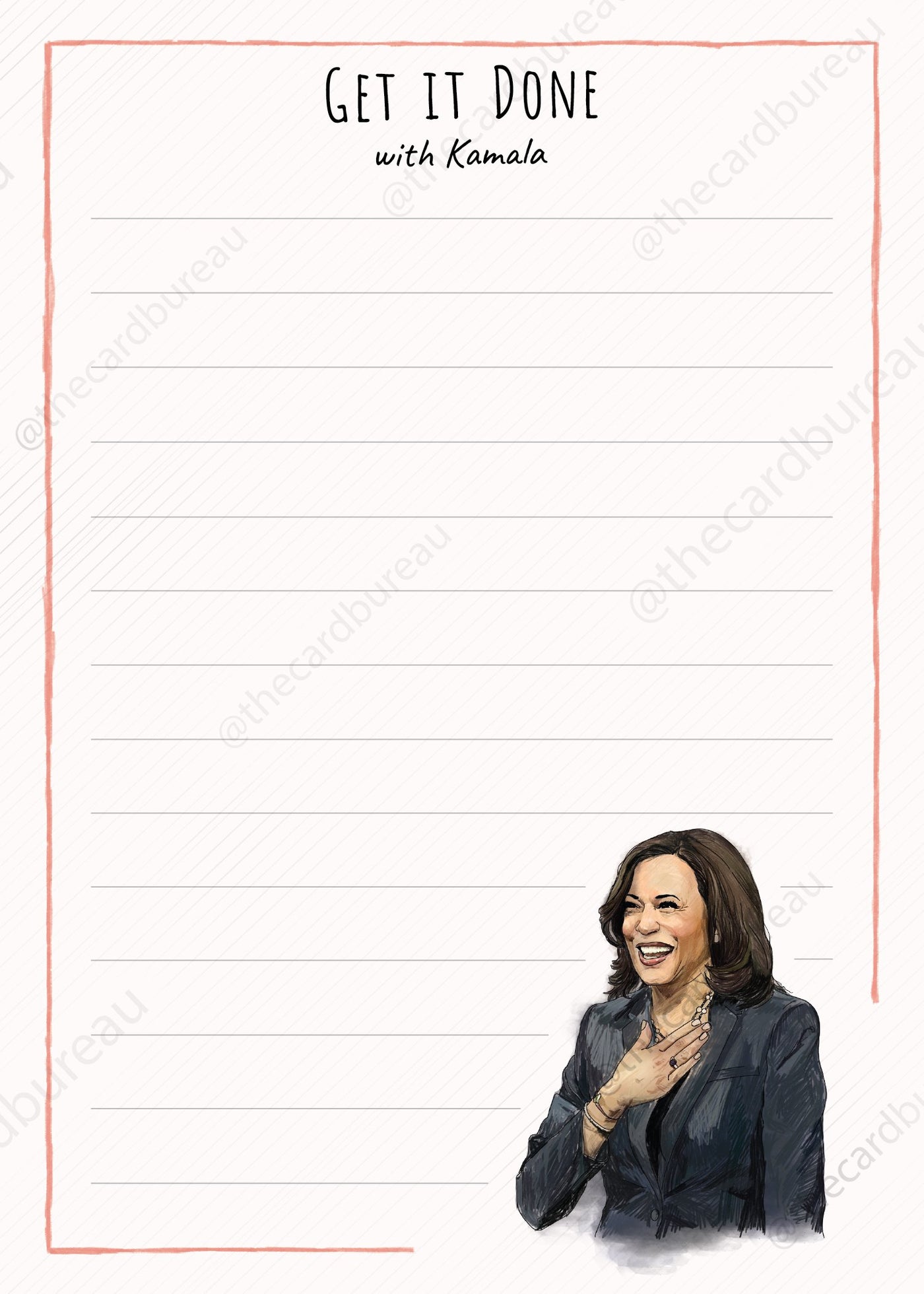 Kamala Harris Notepad