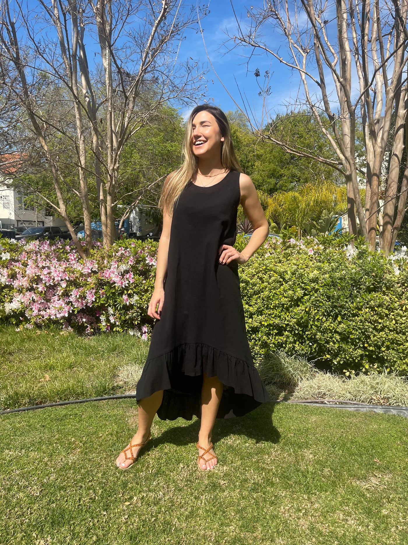 NORMA MAXI DRESS - BLACK