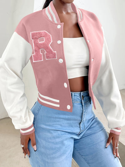 Women's Polyester Baseball Jacket