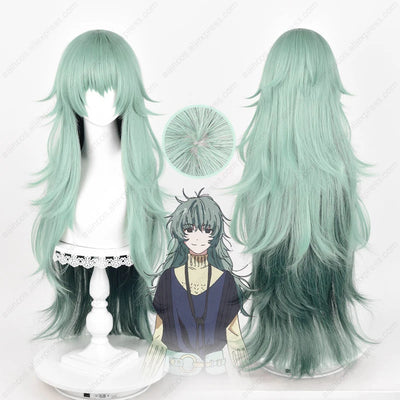 Eto Yoshimura Cosplay Wig 95cm Long Green Gradient Wigs Heat Resistant