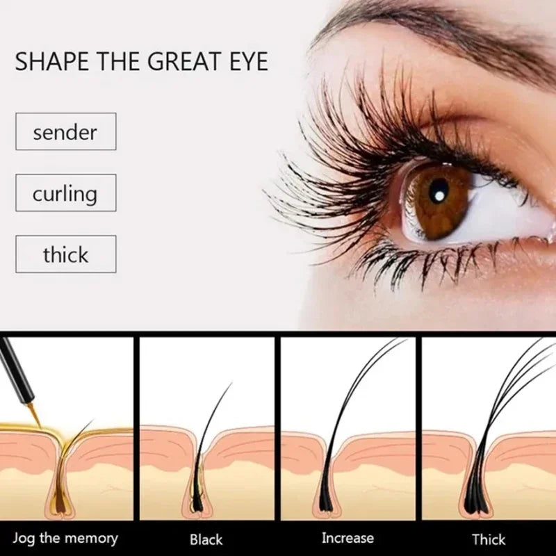 7 Day Eyelash Growth Serum Natural Curl Lengthen Beauty Health Thicken