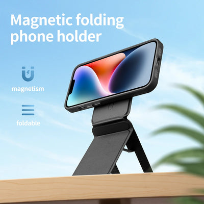 Magnetic Cell Phone Holder Foldable Mobile Phone Stand Adjustable