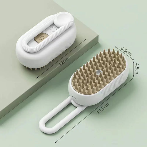 Cats Steam Hair Brush 3in1 Pet Comb Water Steam Cat Brush Massage