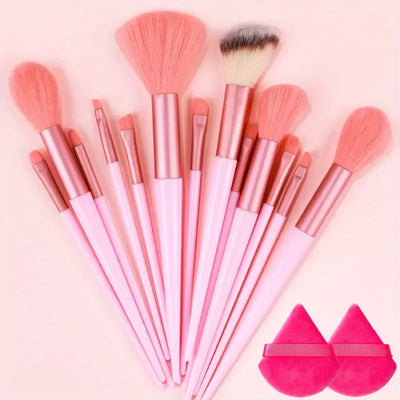 13PCS Makeup Brushes Set Soft Detail Blush Foundation Blending