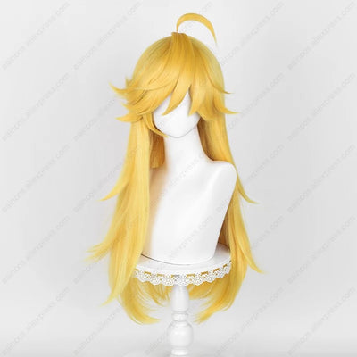 Panty Anarchy Cosplay Wig 75cm Long Gold Yellow Wigs Heat Resistant