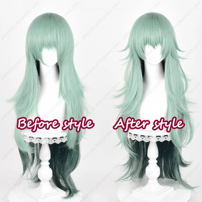 Eto Yoshimura Cosplay Wig 95cm Long Green Gradient Wigs Heat Resistant