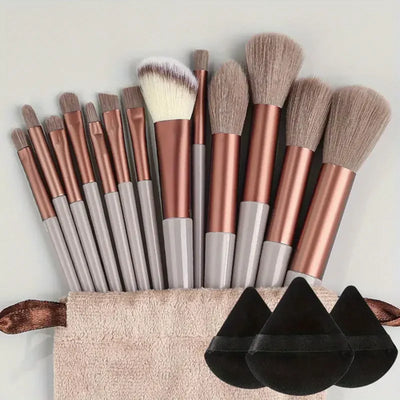 13PCS Makeup Brushes Set Soft Detail Blush Foundation Blending