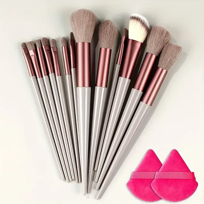 13PCS Makeup Brushes Set Soft Detail Blush Foundation Blending