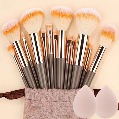 13PCS Makeup Brushes Set Soft Detail Blush Foundation Blending