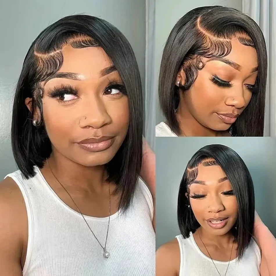 https://buythejoy.com › products › 180-straight-bob-wig-13x4-lace-front-human-hair-wig-for-black-women-379655349