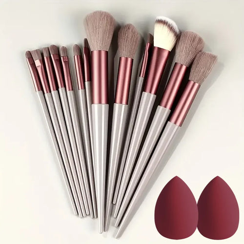 13PCS Makeup Brushes Set Soft Detail Blush Foundation Blending