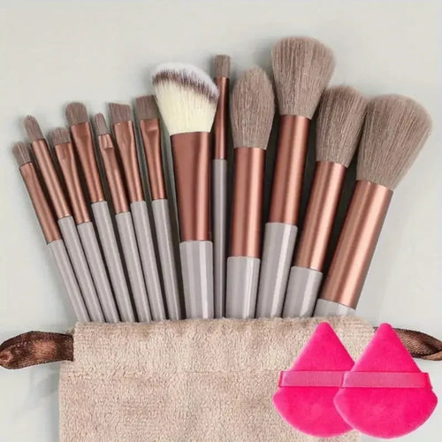 13PCS Makeup Brushes Set Soft Detail Blush Foundation Blending