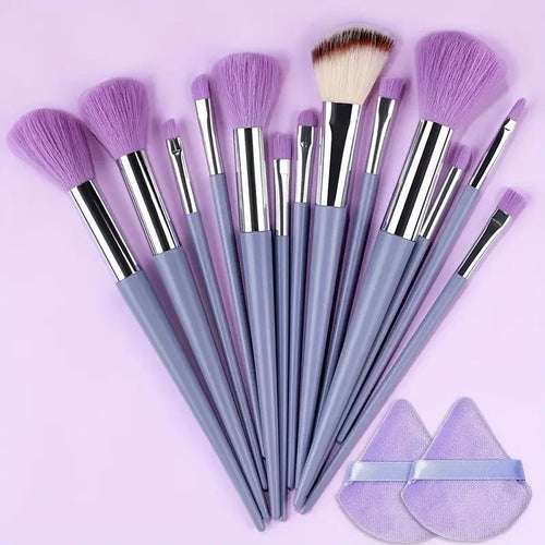 13PCS Makeup Brushes Set Soft Detail Blush Foundation Blending