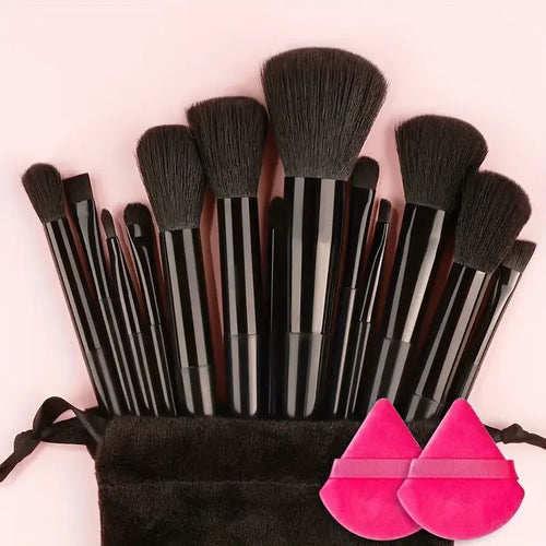 13PCS Makeup Brushes Set Soft Detail Blush Foundation Blending