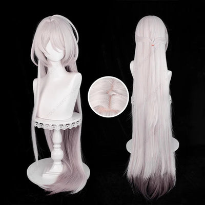 HSR Acheron Cosplay Wig 85cm/118cm Long Mixed Color Wigs Heat