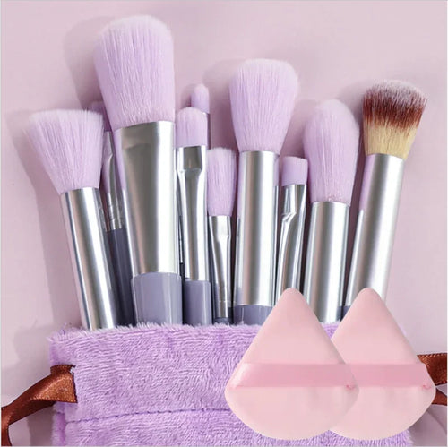 13PCS Makeup Brushes Set Soft Detail Blush Foundation Blending