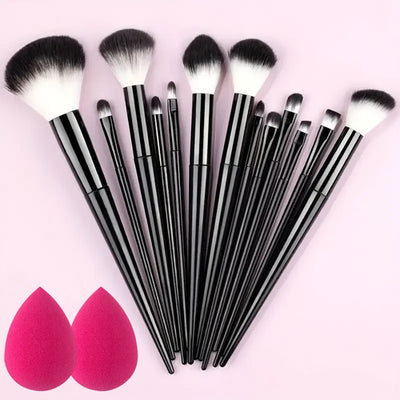 13PCS Makeup Brushes Set Soft Detail Blush Foundation Blending