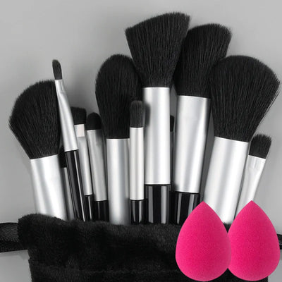 13PCS Makeup Brushes Set Soft Detail Blush Foundation Blending