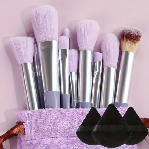 13PCS Makeup Brushes Set Soft Detail Blush Foundation Blending