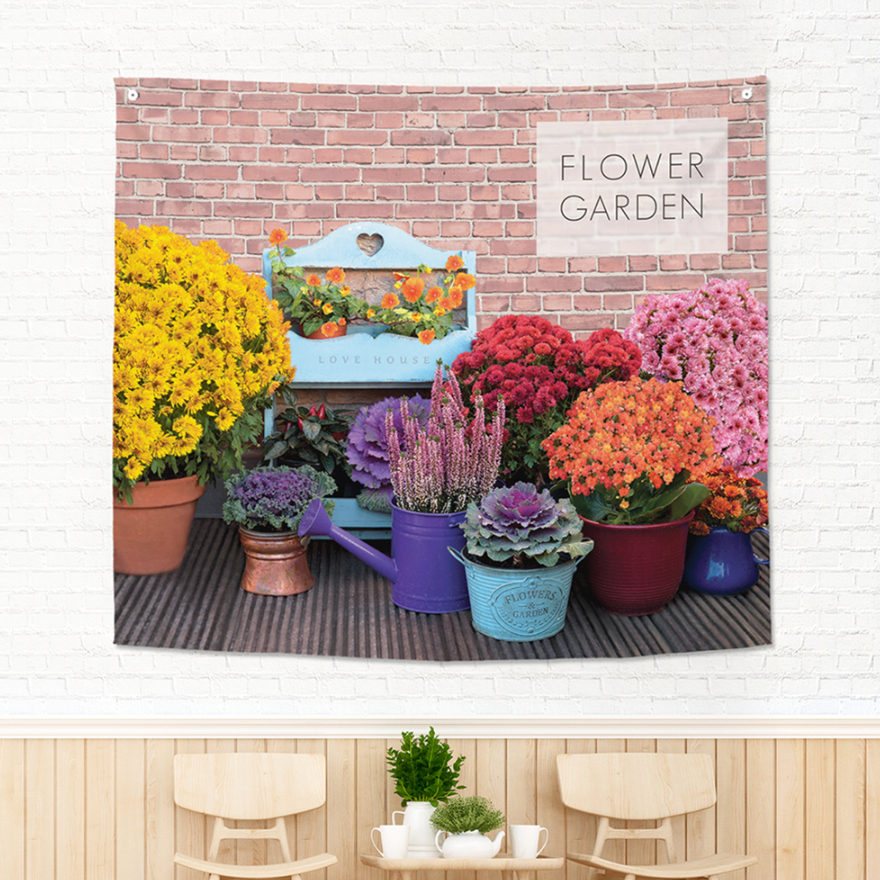 Flower Garden 150cm x 130cm