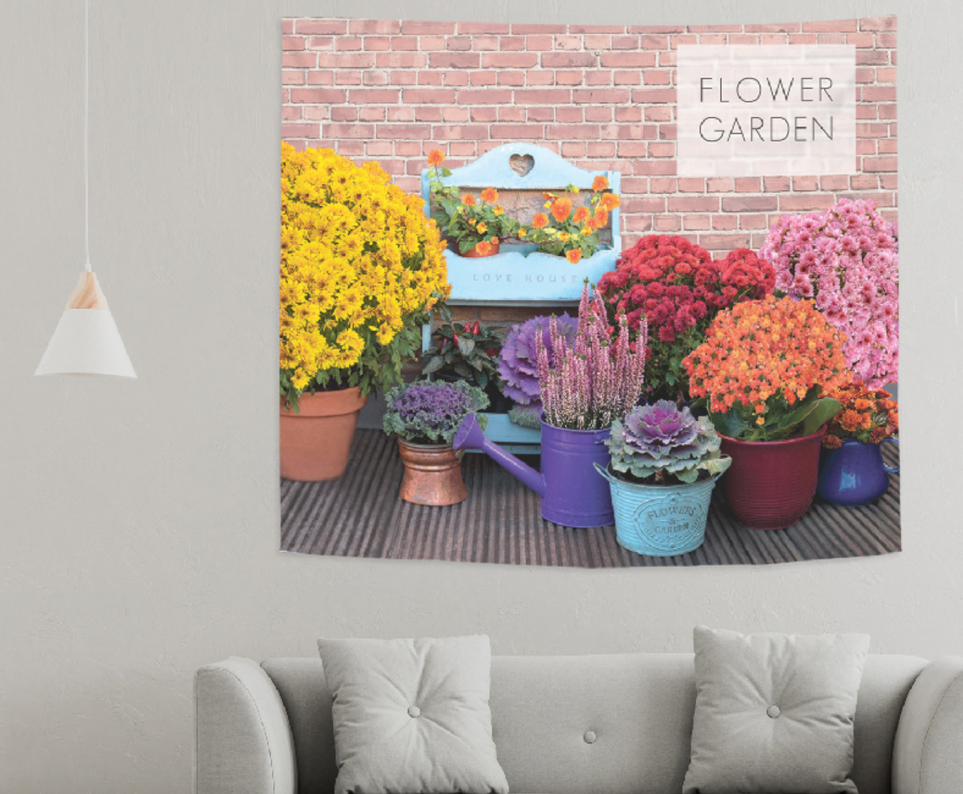 Flower Garden 150cm x 130cm