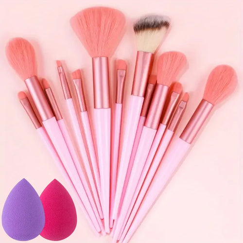 13PCS Makeup Brushes Set Soft Detail Blush Foundation Blending