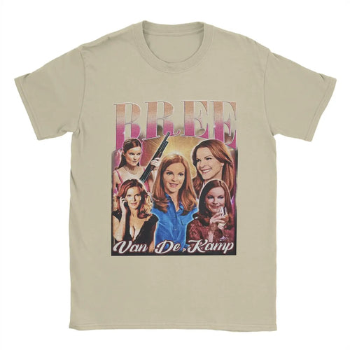 Crazy Vintage Bree Van De Kamp Bootleg T Shirt Men Women's Pure Cotton