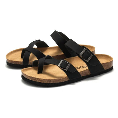 Fashion Cork Slippers Women Classic Flat Sandals Female Outdoor