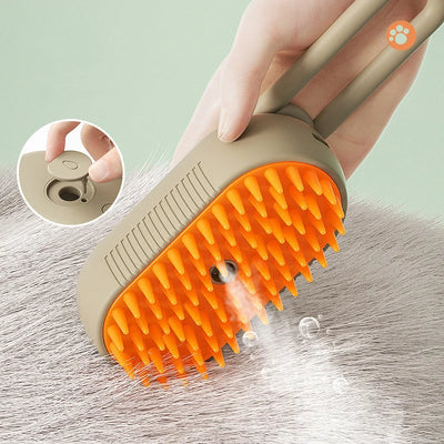 Cats Steam Hair Brush 3in1 Pet Comb Water Steam Cat Brush Massage