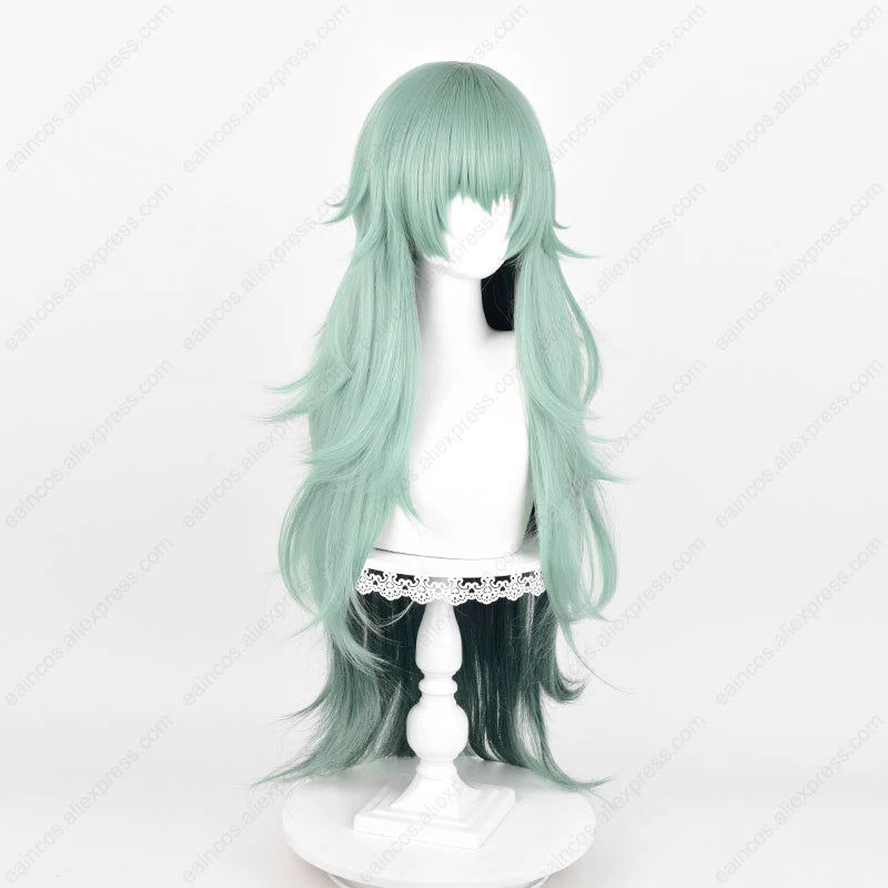 Eto Yoshimura Cosplay Wig 95cm Long Green Gradient Wigs Heat Resistant