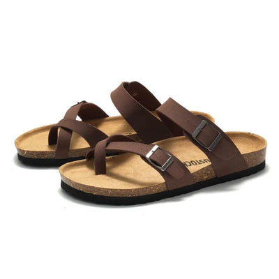 Fashion Cork Slippers Women Classic Flat Sandals Female Outdoor